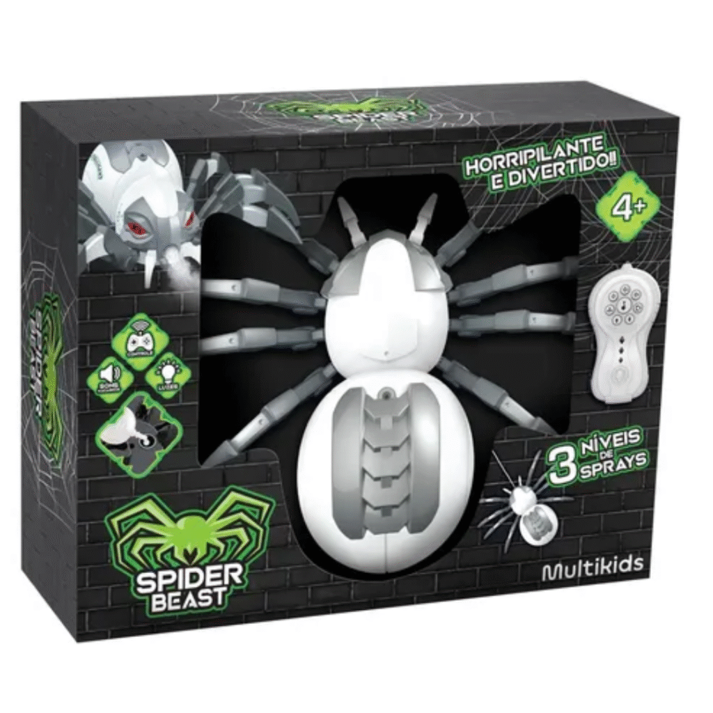 Aranha De Controle Remoto Multifunções Multikids