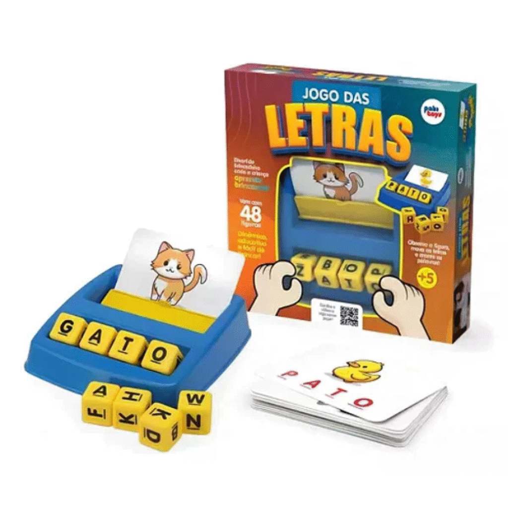 Brinquedo Educativo Jogo Das Letras Divertido