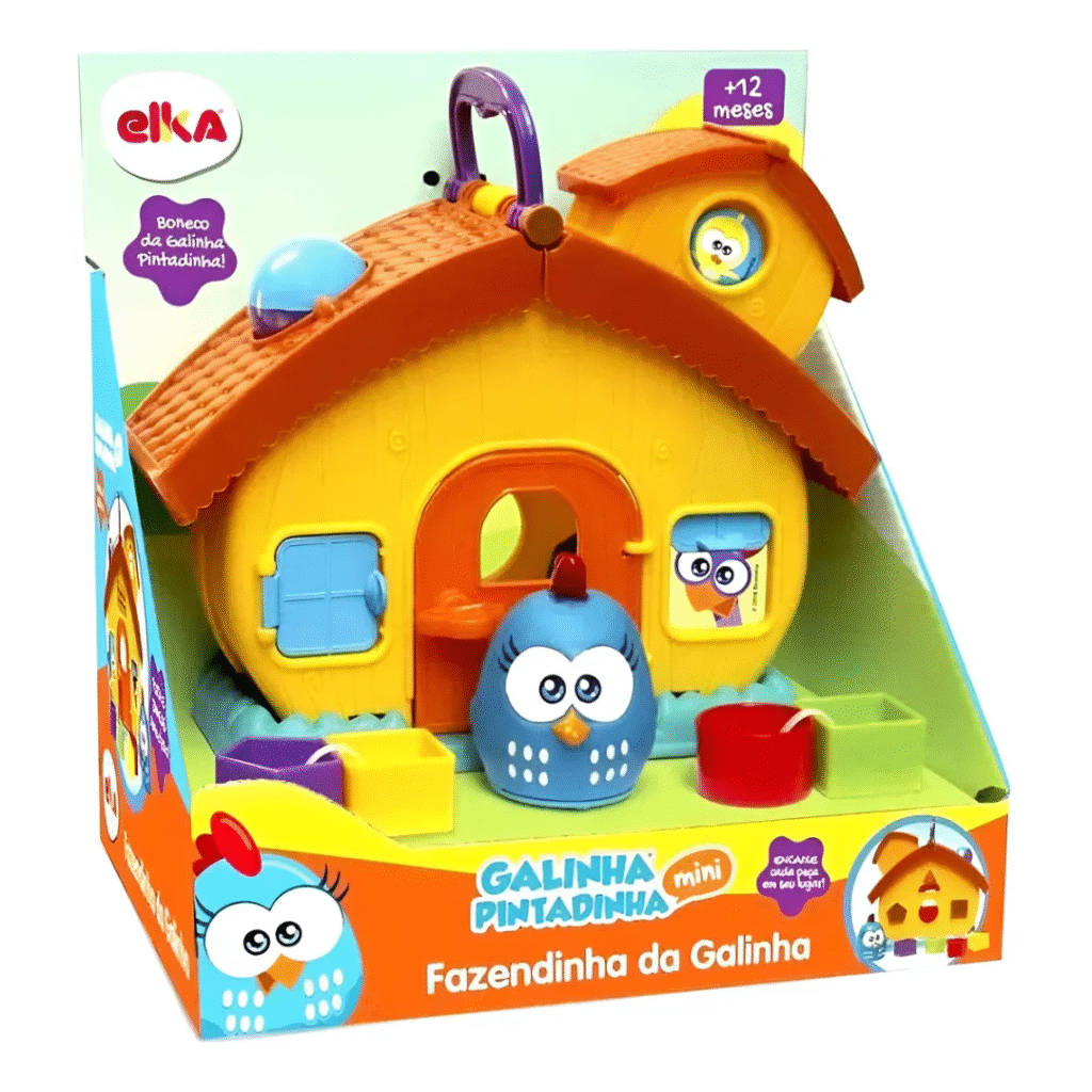 Brinquedo Educativo Fazendinha Galinha Pintadinha