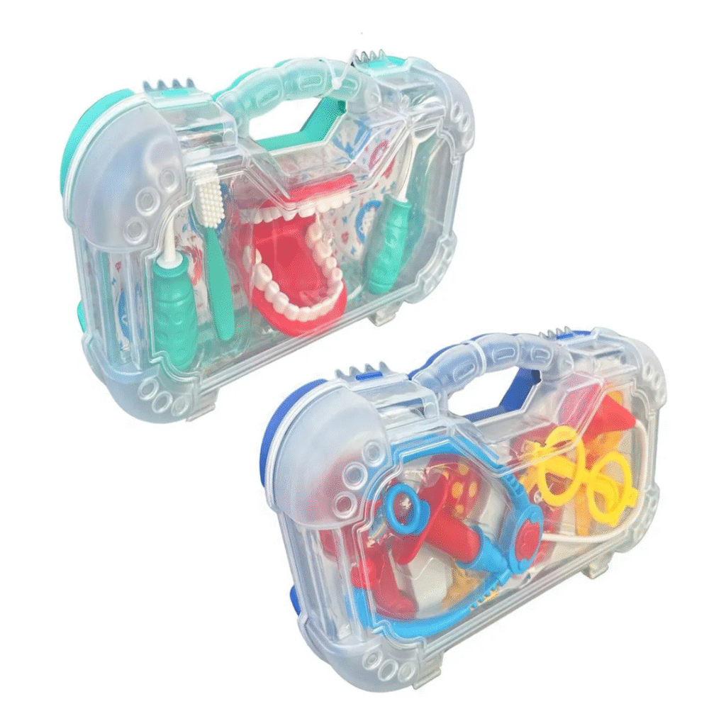 Maleta De Medico E Dentista Infantil 2 Unidades Para Menino