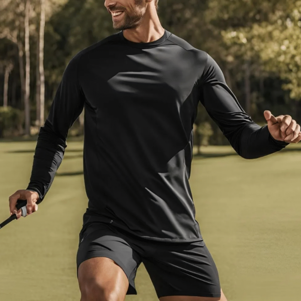 Camisa Térmica Masculina Segunda Pele Praia Surf Proteção Uv