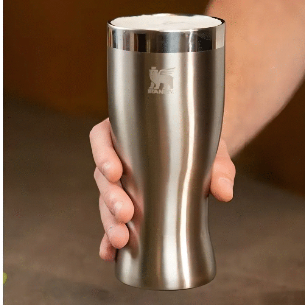 Copo Pilsner Stanley Prata Stainless 444 Ml Catalago Cor Inox Liso