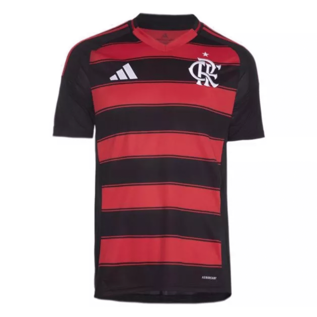 Camisa Masculina de Futebol Cr Flamengo I Home 25 Adidas Preta